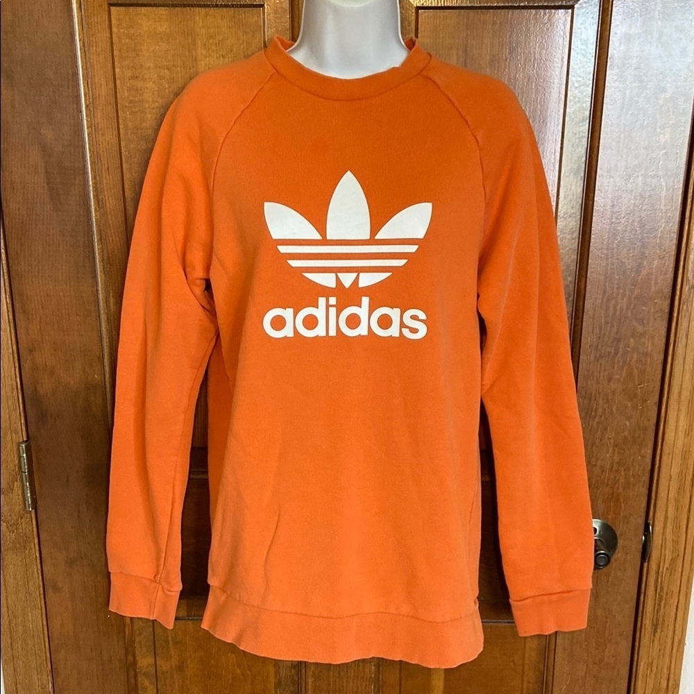 ADIDAS Trefoil Warm Up Crew Neck  Sweatshirt Men’s Size Small